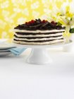 Layered meringue cake — Stock Photo