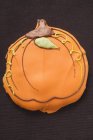 Pumpkin biscuit for Halloween — Stock Photo