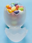 Jelly beans en vidrio - foto de stock
