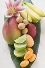 Fresh exotic fruits — Stock Photo