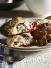 Homemade Blueberry scones — Stock Photo