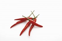Several red chillies — Stock Photo