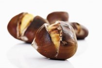Sweet chestnuts, roasted — Stock Photo