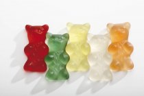 Different coloured gummi bears — Stock Photo