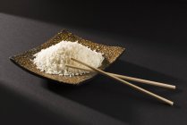 Monte de arroz branco — Fotografia de Stock