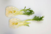 Two slices of fennel — Stock Photo