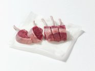 Fresh lamb chops — Stock Photo