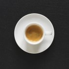 Cup of hot espresso — Stock Photo