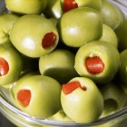 Stuffed green olives — Stock Photo