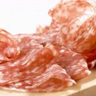 Italian Sliced salami — Stock Photo