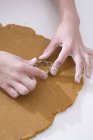 Biscuits à couper les mains — Photo de stock
