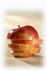 Fette di mela mature — Foto stock