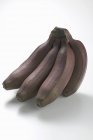 Racimo de plátanos rojos maduros - foto de stock