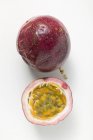 Purple passion fruits — Stock Photo