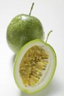 Green passion fruits — Stock Photo