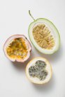 Various passion fruits — Stock Photo