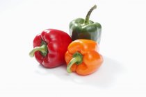 Fresh ripe colorful peppers — Stock Photo