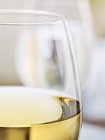 Glass of sweet white wine — Stock Photo