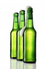 Bottles of beer, one opened — Stock Photo