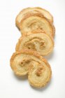 Biscuits sur fond blanc — Photo de stock