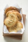 Puff pastry biscuits — Stock Photo