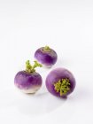 Fresh purple turnips — Stock Photo