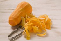 Peeled Butternut squash — Stock Photo