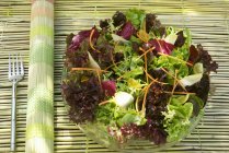 Salatblätter gemischt — Stockfoto