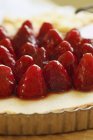 Tarte aux fraises maison — Photo de stock