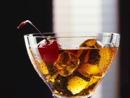 Виски сауэр коктейль — стоковое фото