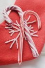 Two candy canes — Stock Photo