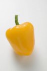 Yellow pepper with drops of water — Stock Photo