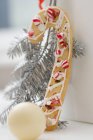 Bastoncino di zucchero Biscotto di Natale — Foto stock