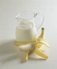 Banana kefir drink — Stock Photo