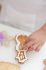 Bambino decorazione dolce biscotto di Natale — Foto stock
