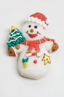 Navidad dulce muñeco de nieve - foto de stock