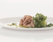 Boiled veal with herb — Stock Photo