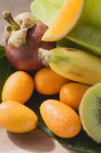 Frutti esotici natura morta — Foto stock