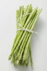 Bundle of green asparagus — Stock Photo