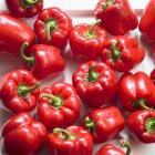 Peperoni maturi rossi — Foto stock