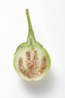 Mini-melanzana mezzo verde — Foto stock