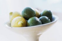 Limoni e lime maturi — Foto stock