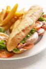 Sandwich BLT aux chips — Photo de stock
