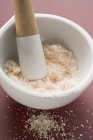 Spice mixture in mortar — Stock Photo