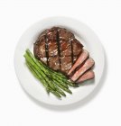 Steak grillé tranché — Photo de stock