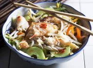 Oriental crab salad — Stock Photo