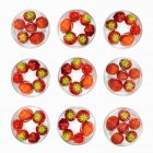 Verres d'eau aux fraises — Photo de stock