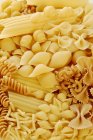 Différents types de pâtes — Photo de stock