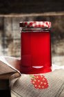 Red fruit jelly — Stock Photo