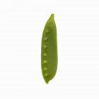 A mangetout pea on white background — Stock Photo
